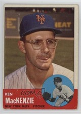 1963 Topps Ken Mackenzie #393 g5e