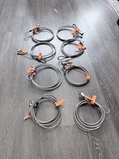 Lot of 8 Kensington Laptop Locks