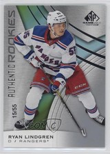 2019-20 Upper Deck SP Game Used Authentic Rookies 15/55 Ryan Lindgren #154 f0l