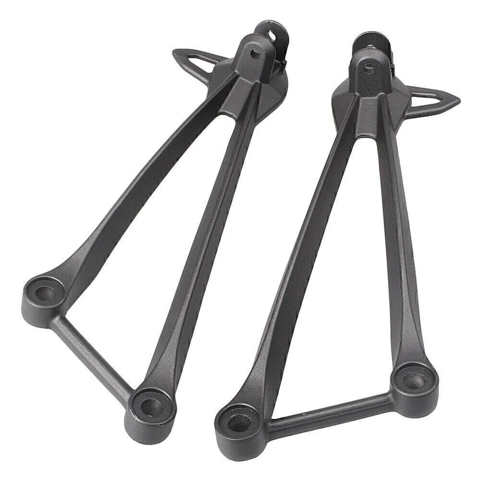 Pie de soporte trasero Pillion reposapiés para Kawasaki Ninja ZX10R 2008-2010 negro Foto 2 de 4