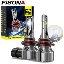 9005 Led Headlight Super Bright Bulbs Kit White 6500k 360000lm Highlow Beam