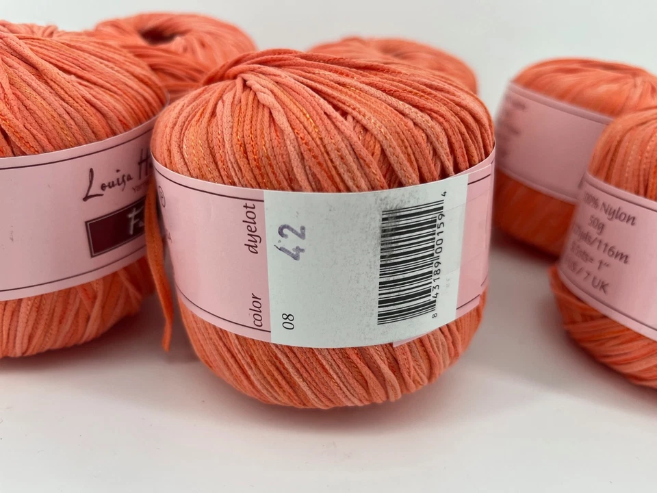 Louisa Harding Fauve DK Yarn Lot of 6 | Faux suede ribbon tape - Image 4 of 4