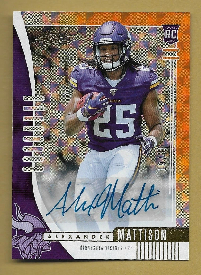 Alexander Mattison Panini Absolute #102 Signature