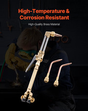 Oxygen Acetylene Torch Kit, Gas Welding Cutting Torch Kit, 14PCS Portable Oxy A