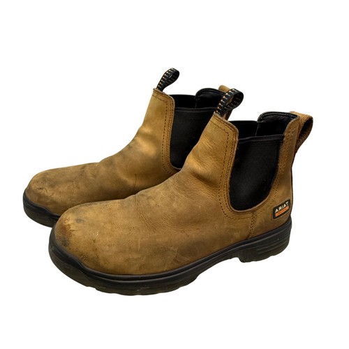 Ariat Turbo Chelsea Composite Toe Waterproof Work Boots Mens Size 9.5 EE
