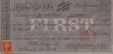 JAY COOKE - BILL OF EXCHANGE SIGNED 01/19/1871