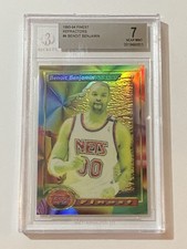 BGS 7 (near mint). 1993 Topps Finest Refractor Benoit Benjamin #4 SP