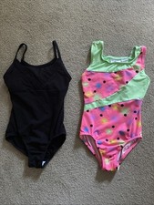 Lot Of Two Girls Size 7/8 Gymnastics/Dance Leotards