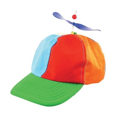 Helikopter Mütze mit Propeller Kappe Hut Basecap Erwachsene Kinder Cap Karlsson