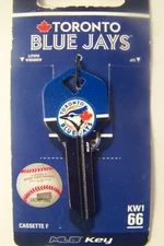 TORONTO BLUE JAYS KWIKSET HOUSE KEY BLANK