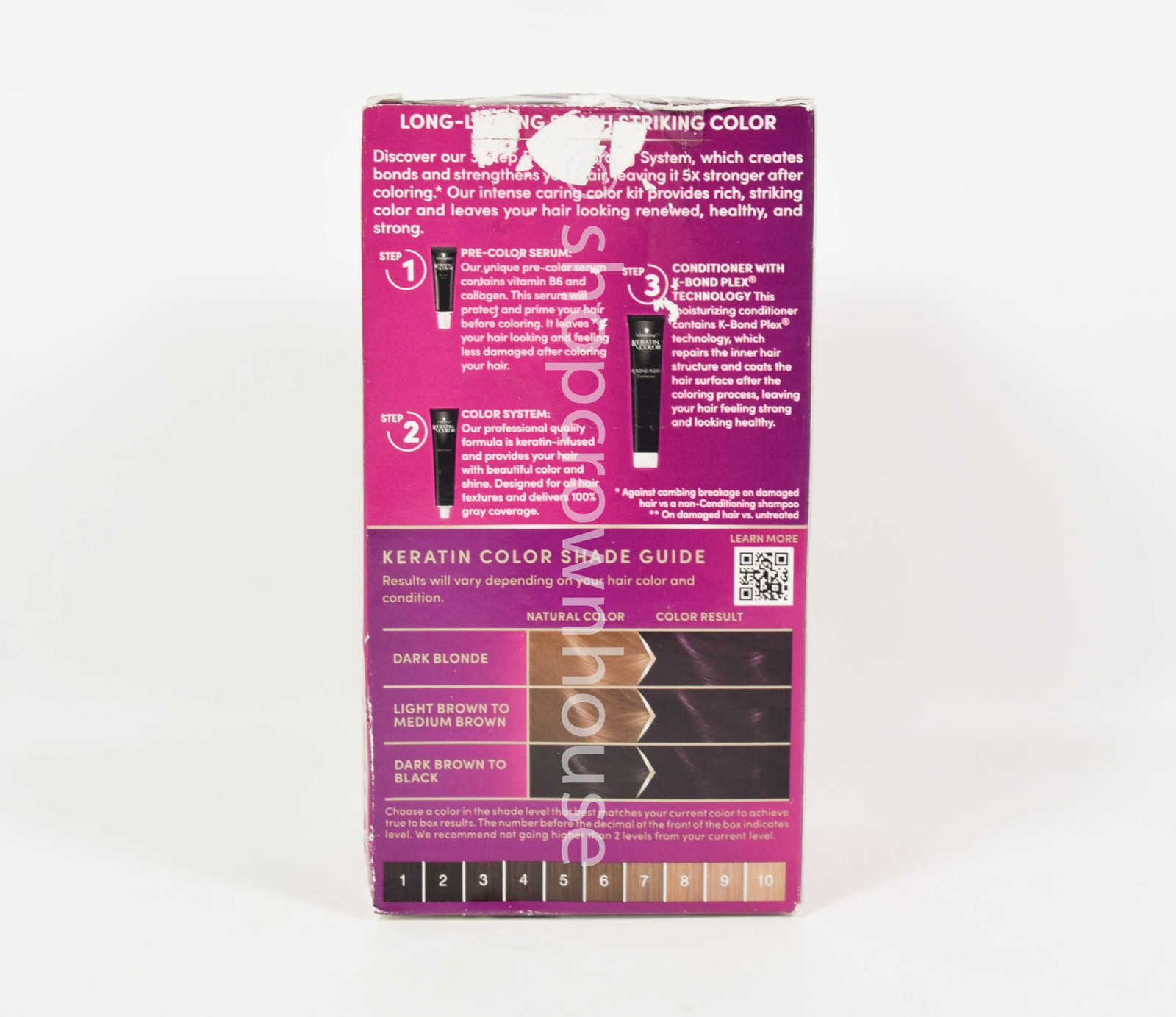 Schwarzkopf Keratin Color Bond Enforcing System Hair Color - #1.9 Rich Caviar