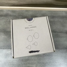 West Elm Blomus Ponto Wall Hooks Multicolor Set/4 Scuffed Read NIB OB