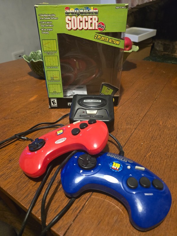 Sensible Soccer Plus Sega Mega Drive Plug & Play Boxed No PSU
