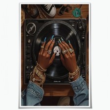 Black Women Wall Art Vintage African American Wall Art Trendy African America...