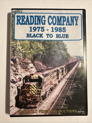 Reading Company 1975-1985 Black to Blue DVD Little Schuylkill Branch Mahanoy