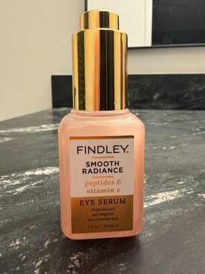 Eye Serum Findley Smooth Radiance - Peptides & Vitamin C - Brighten Undereye NEW