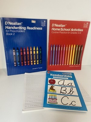 D Nealian Handwriting Books Lot Homeschool Instruction Practice