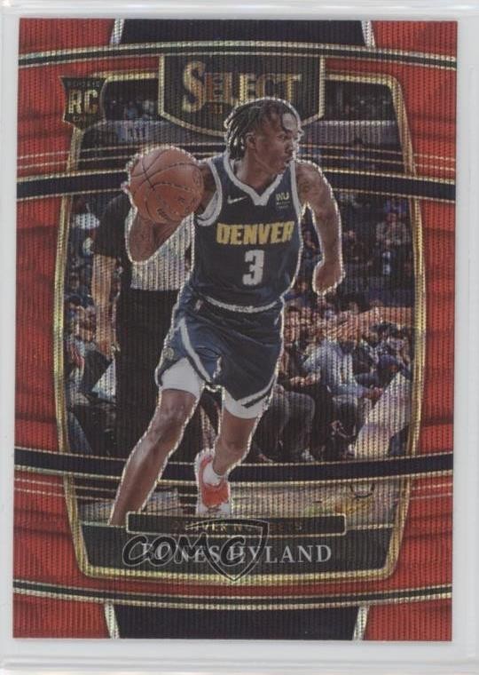 2021-22 Panini Select Concourse Red Wave Prizm Bones Hyland #79 fm0