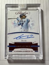 2021 Panini Flawless Vladimir Guerrero Auto 06/20 Toronto Blue Jays