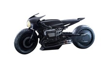 Movie Masterpiece THE BATMAN Batcycle Model Motorcycle Vehicle Black Hot Toys
