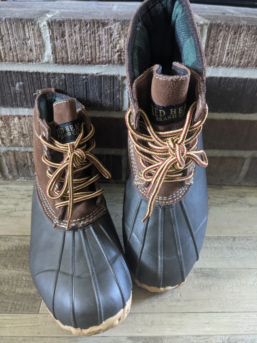 Men’s RedHead Duck Boots - Size 9 Red Head Duck Boots Mens Size 9 Brown Leather Outdoor  main image 4