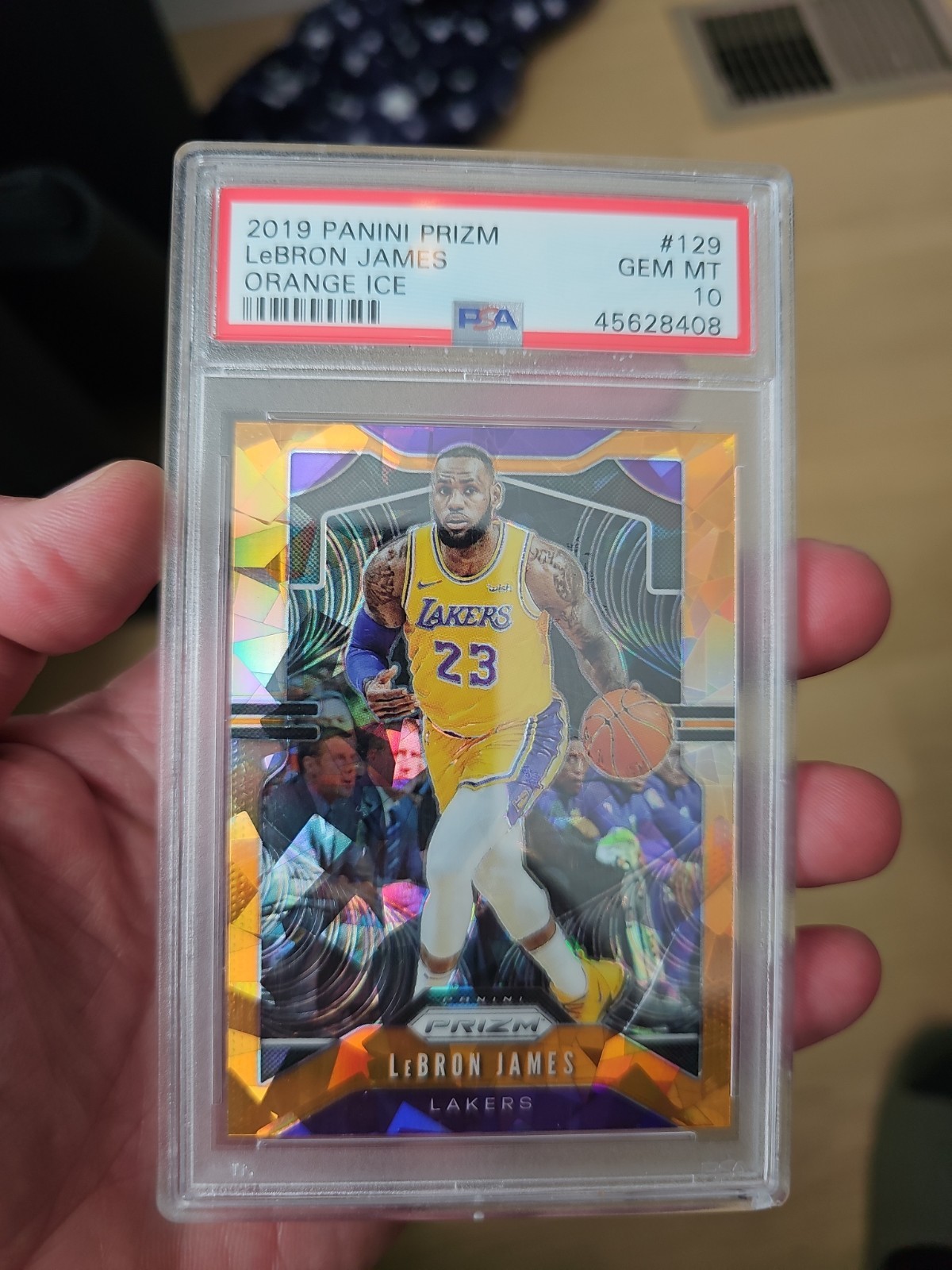 LeBron James 2019 Prizm #129 Orange Ice Price Guide - Sports Card