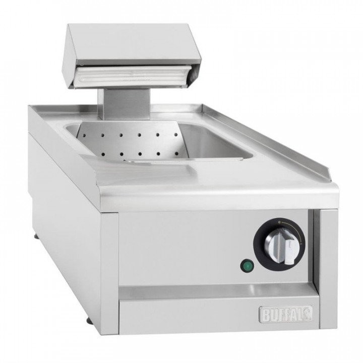 Chauffe-frites de comptoir compact idéal pour les snacks et food trucks
