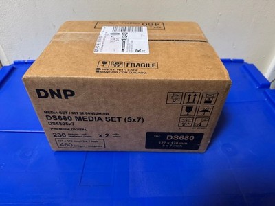 DNP DS680 Media Set (5x7) 2 Rolls of Paper And Ribbon Images 230 x2(Factory New)