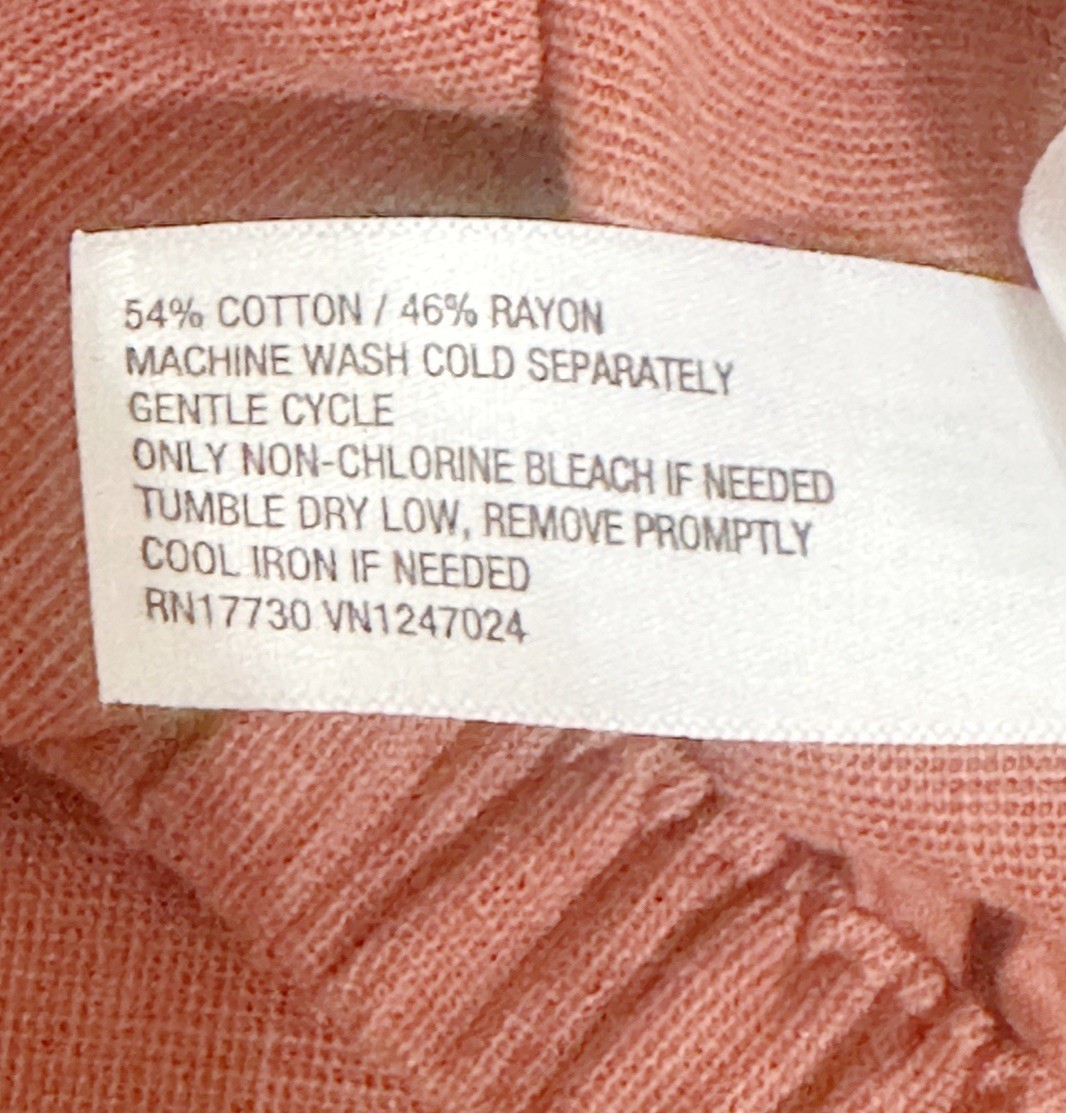 Universal Thread Burnt Orange Rust Cotton Rayon D… - image 6
