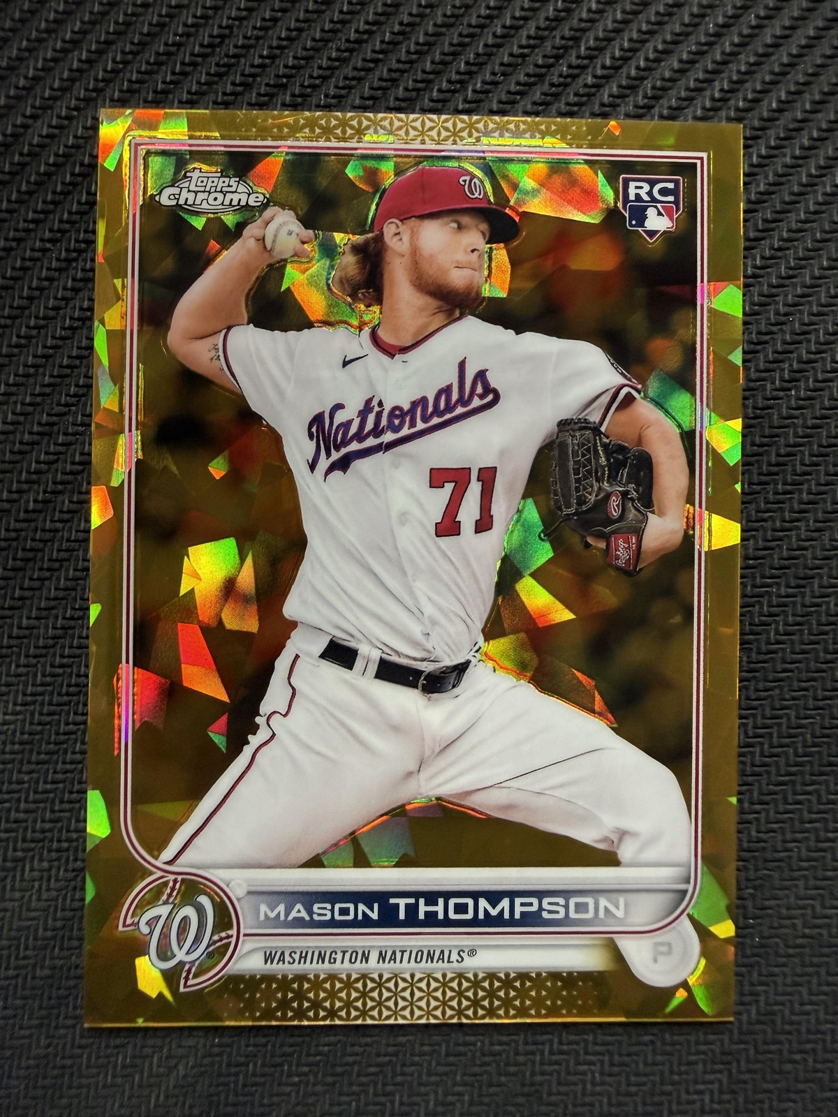 2022 Topps Chrome Sapphire Edition #38 Mason Thompson Gold #/50