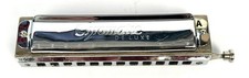 Seydel Chromatic Deluxe Harmonica in the Key of A Acrylic Comb 