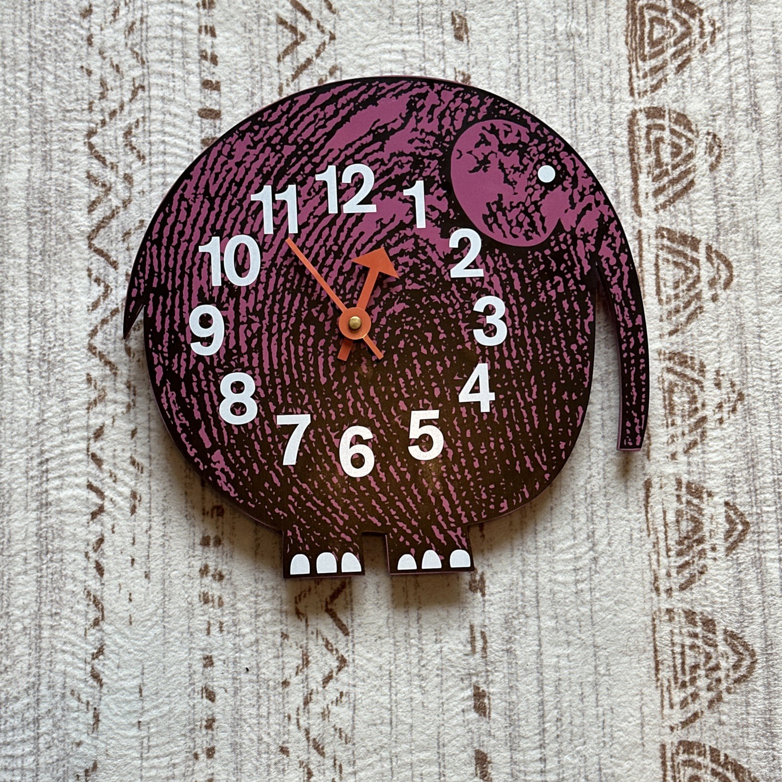 George Nelson Hard-To-Find Elihu The Elephant Zoo Timers Clock - 1960s Design