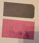 RARE Bus Tickets 1954 Central NY coach lines Utica - Frankfort J punch+ Check — photo 2