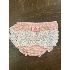 Baby Girl Ruffle Butts Bloomers Pink White Polka Dot Bloomer Shorts Diaper Cover