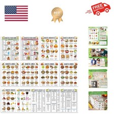 13 Pcs Diabetes Food List Chart  Meal Planner, Diabetic Meal Plan Glycemic I...