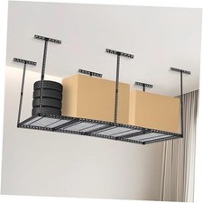 Garage Storage Rack 4x8 ft Overhead Ceiling Mounted Storage 4x8 ft / 6 Pillars