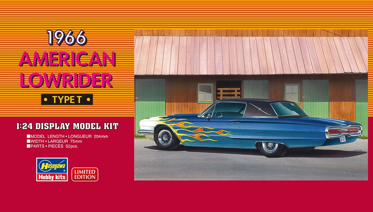 Maquette Lowrider Type T 1966 Hasegawa 1/24 figurine plastique à monter