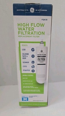NEW Open Box GE FQK1R High Flow Water Filtration Replacement Filter
