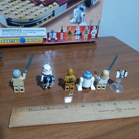 LEGO Star Wars 8092 Luke's Landspeeder 2010 Near Complete Set Stormtrooper Box