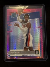 🔥Saddiq Bey 2020-21 Donruss Optic #169 Hyper Pink Pistons