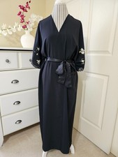 VTG Josie By Natori Black Silky with Lace Tri...