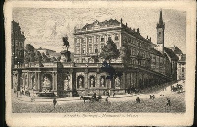 Wien Albrechtsbrunnen Monument
