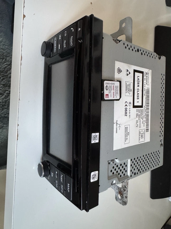 Nissan Connect 3 OEM Original Navigation System Pulsar mit Original SD-Karte/Map - Bild 2 von 4