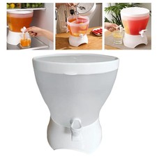 3 Compartments Water Jug with Faucet Lemon Juice Jug Drinks