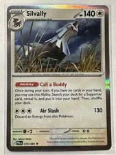 Pokemon Mega Evoluzione Pitch Nero Costruzione e Battaglia - Holo Raro Silvally 070/084
