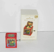 Hallmark 2006 Keepsake Pop! Goes the Teddy Bear Jack in the Box Ornament #4