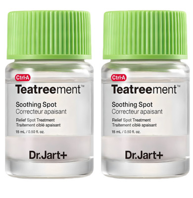 Dr. Jart Teatreement Soothing Spot Relief 15ml, 2 ea Sensitive Skin Acne Care