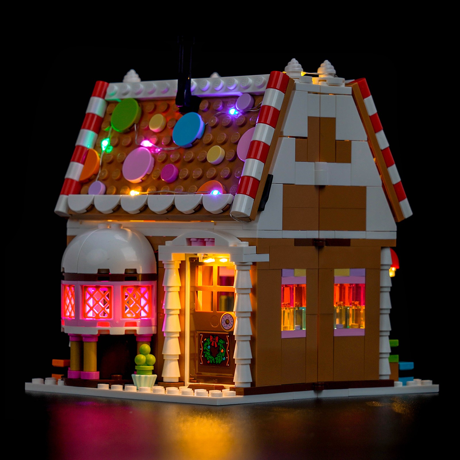 BrickBling Set di Luci LED per LEGO Casa Festiva di Pan di Zenzero 40809 (Standard) foto 3