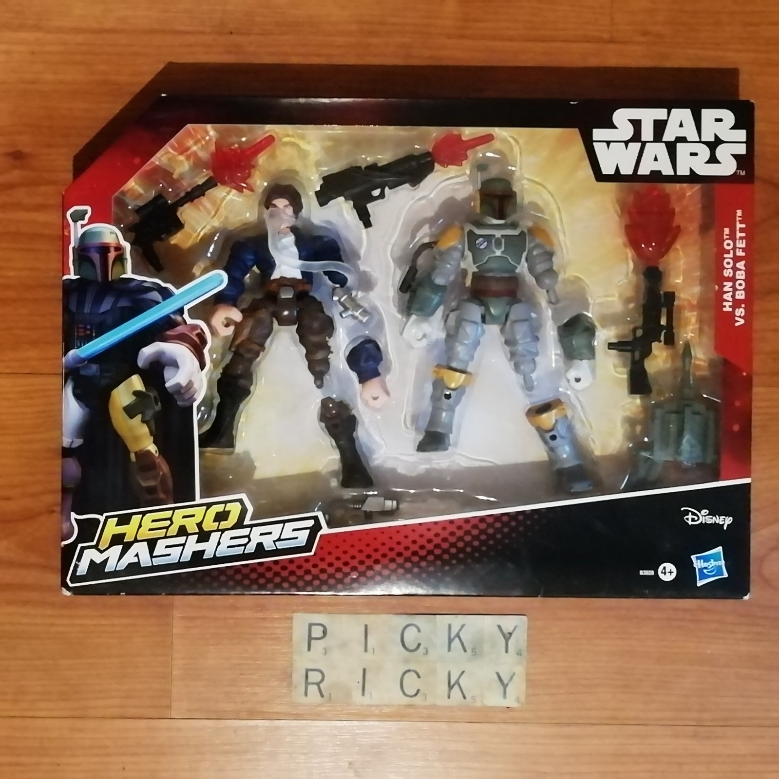Star Wars Hero Mashers Han Solo vs Boba Fett Hasbro/2015 - New In Box