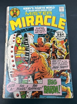 Mister Miracle #4 (DC Comics September-October 1971). First Appearance Of Barda!